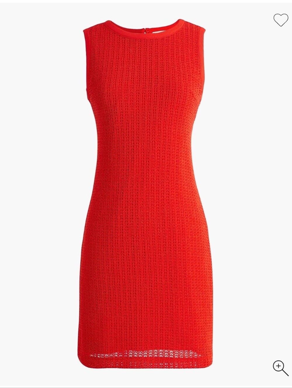 Crochet Mini Shift Dress